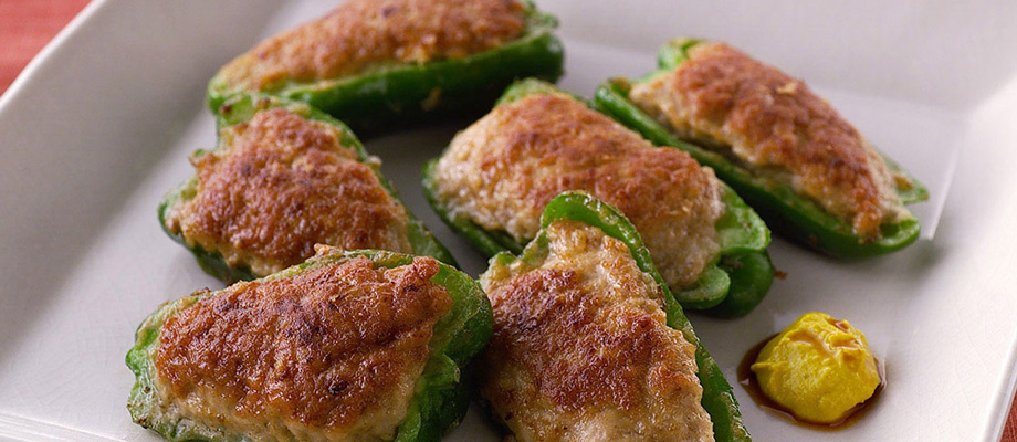 Image for Japanese Style Pork Stuffed Green Bell Peppers
