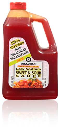 No Preservatives Added Low Sodium Gluten-Free Sweet & Sour Sauce