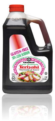 50% Less Sodium Gluten Free Teriyaki Marinade & Sauce