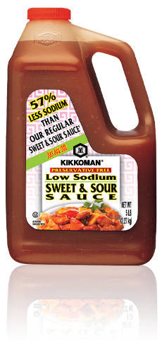 No Preservatives Added Low Sodium Gluten-Free Sweet & Sour Sauce