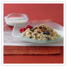 Image for Creamy Oatmeal with Dried Cherries and Almonds