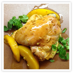Image for Ginger Peach Chicken with Rice