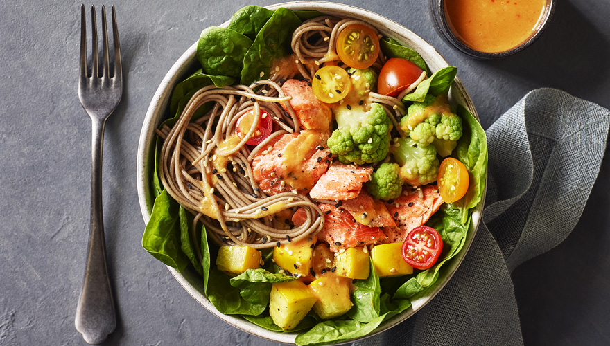 Image for Wild Salmon Bowl with Soba Noodles