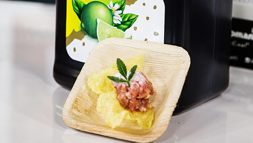 Image for Tartare of Wagyu Beef, Wasabi-Pea Crackling, Lime Ponzu Froth