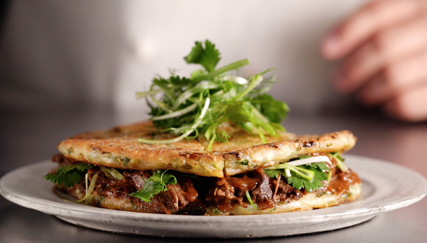 Short Rib Scallion Pancakes - Kikkoman Food Services