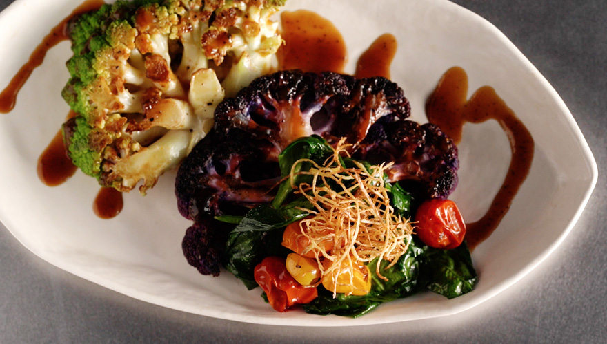 TeppanSeared Cauliflower Steak Kikkoman Food Services