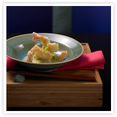 Image for Shrimp Tempura with Bacon Truffle Emulsion