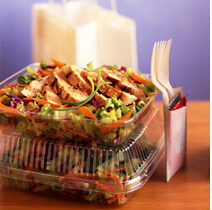 Image for Grilled Chicken Salad with Warm Bacon Dressing