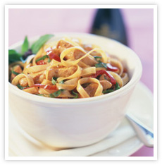 Image for Spicy Thai Basil Chicken Noodle Bowl