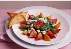 Image for Roasted Beet and Goat Cheese Salad with Soy and White Truffle Oil Vinaigrette