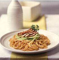 Image for Warm Wasabi House Noodles with Grilled Pork Loin
