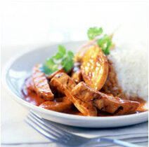 Image for Spicy Chicken & Plantains Over Rice