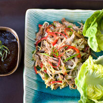 Image for Hand-Pulled Mongolian Pork with Lettuce Cups