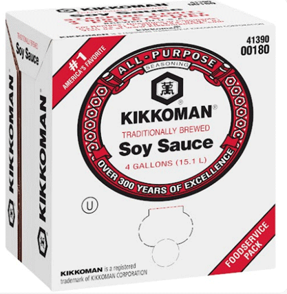 4 GAL Soy Sauce - Cube Pack