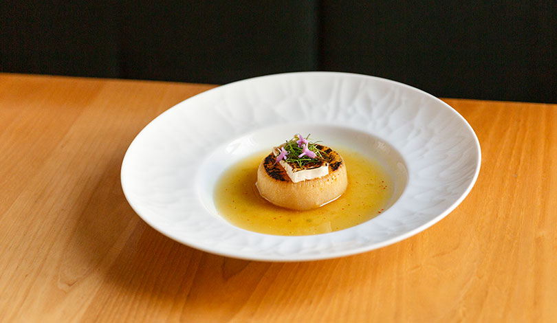 Image for Braised Daikon, Dashi, & Melted Brie