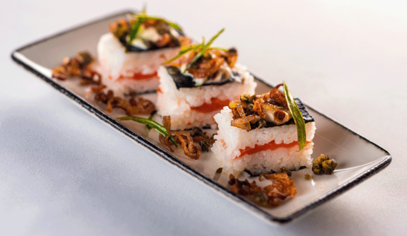 Image for Pressed Smoked Salmon Oshibako Sushi