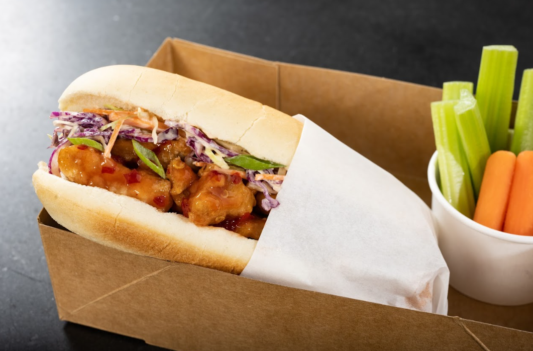 Crispy Thai Chili Chicken Po’ Boy with Spicy Slaw Kikkoman Food Services