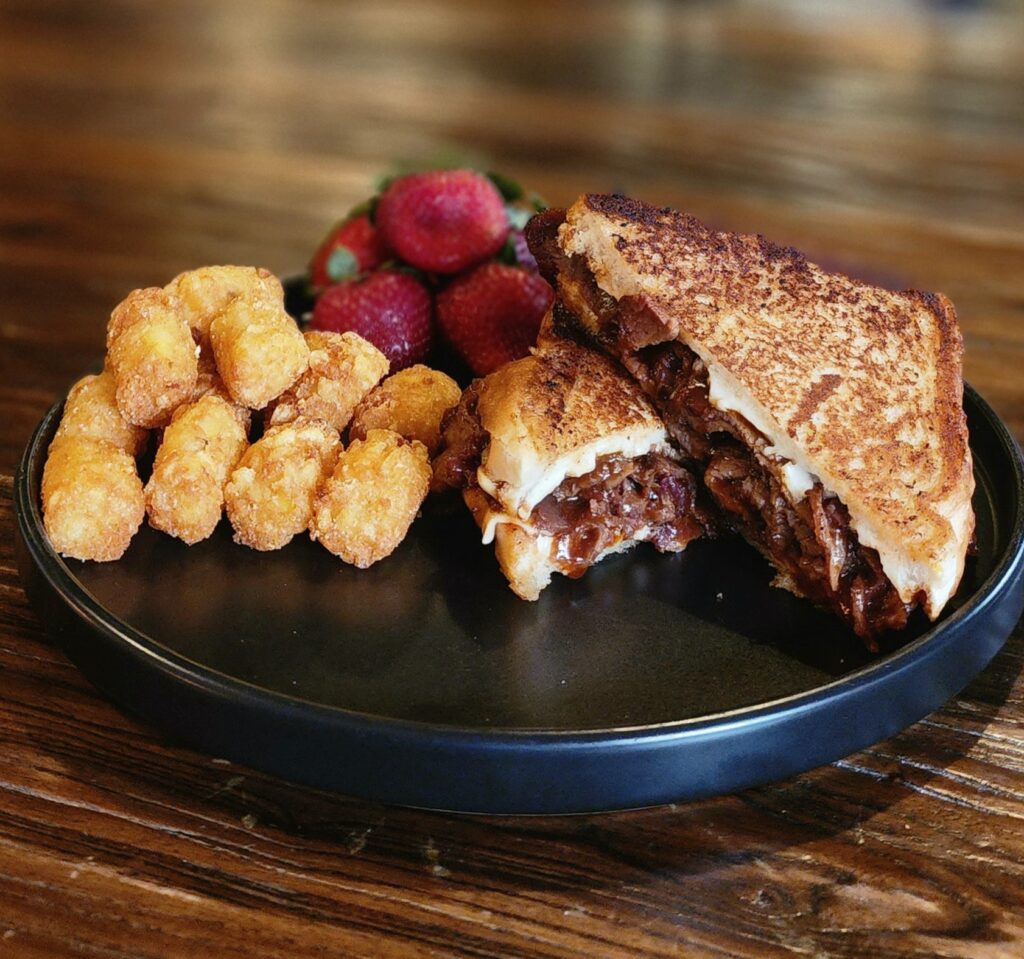 Image for Teriyaki BBQ Beef Grilled Cheese