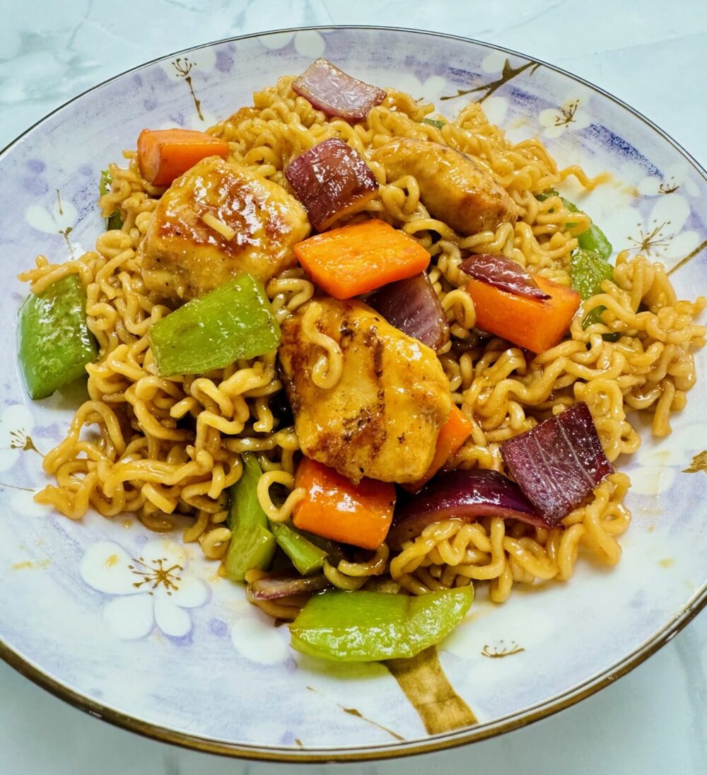 Teriyaki Chicken Ramen Stir Fry - Kikkoman Food Services