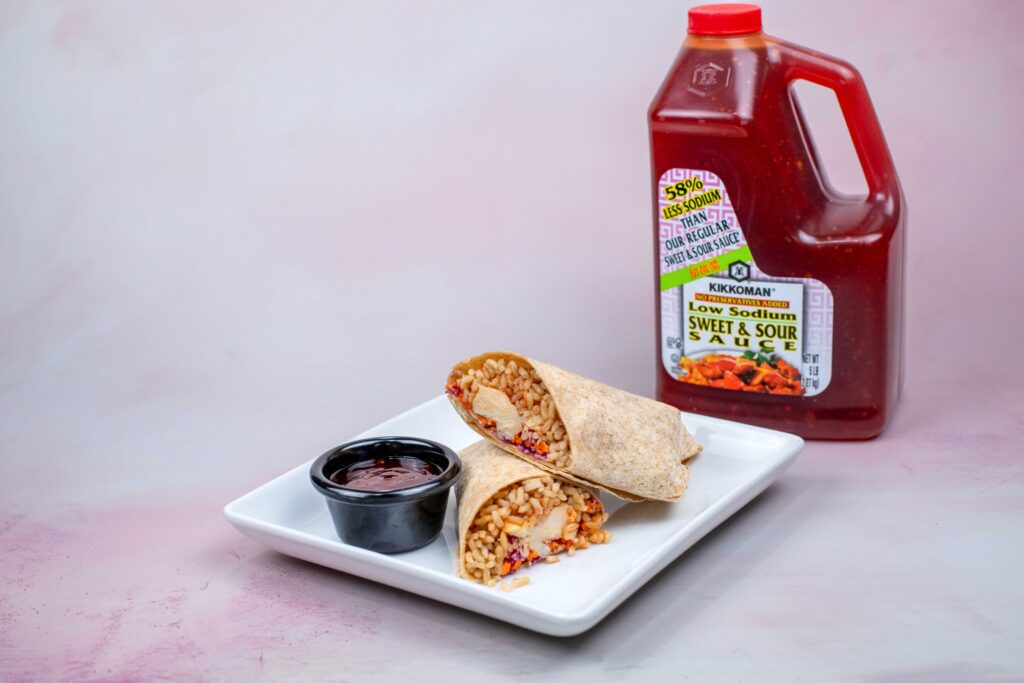 Image for Sweet and Sour, Chicken and Rice Burrito