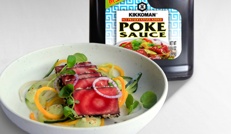 Image for Sesame-Crusted Chioggia Beet “Tuna” Steak​