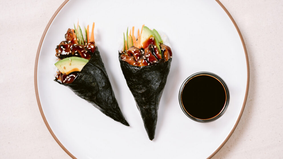Shiitake Mushroom Temaki Hand Rolls - Food Services