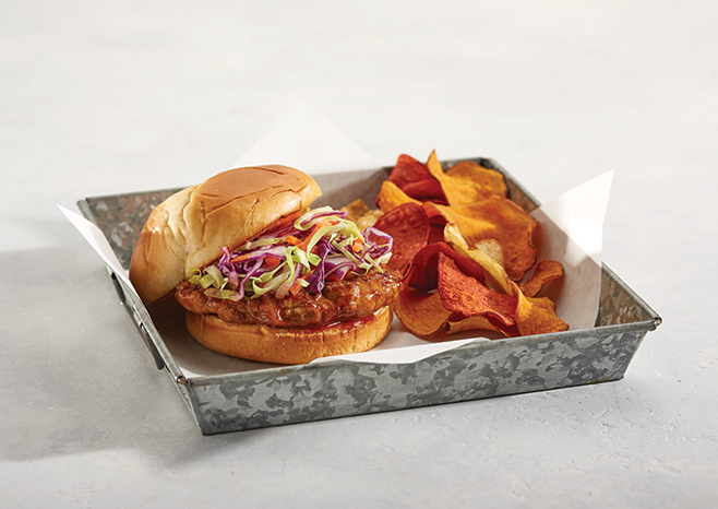Sriracha Honey Turkey Burger