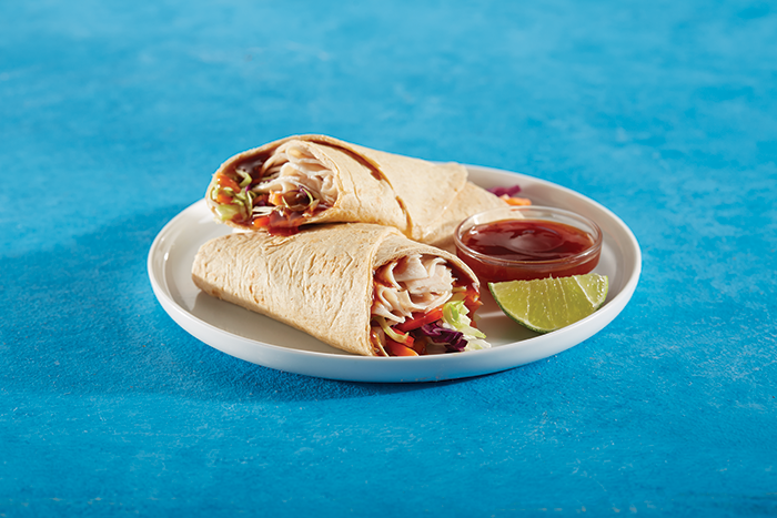 Sweet and Sour Turkey Wrap