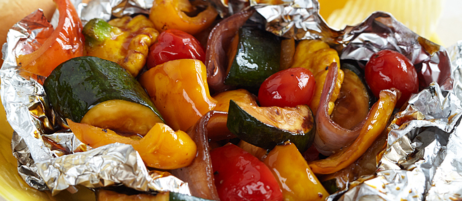 Image for Asian Style Grilled Veggie Packets