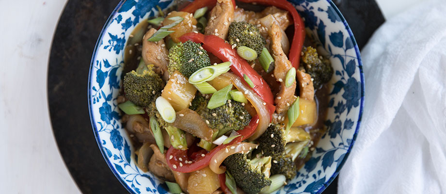 Image for Chicken, Broccoli & Pineapple Stir-fry