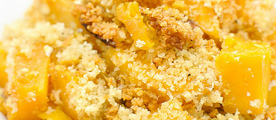 Image for Healthier Butternut Squash Casserole with Panko Parmesan Breadcrumb Topping