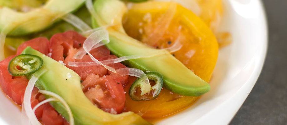 Image for Heirloom Tomato and Avocado Salad