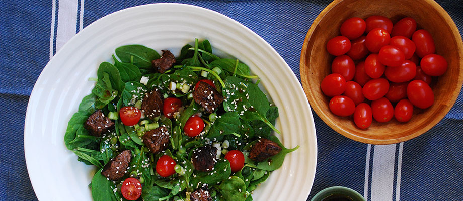 Image for Flank Steak Spinach Salad