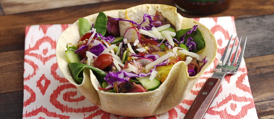 Steak Teriyaki Salad - Kikkoman Home Cooks