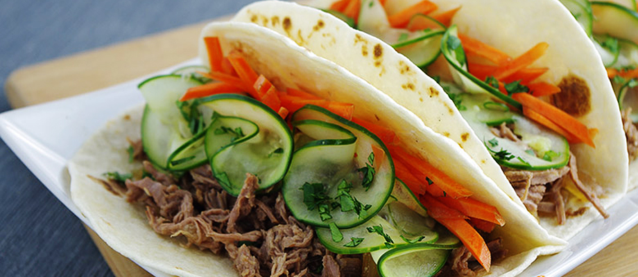 Image for Asian-Inspired Shredded Beef Tacos
