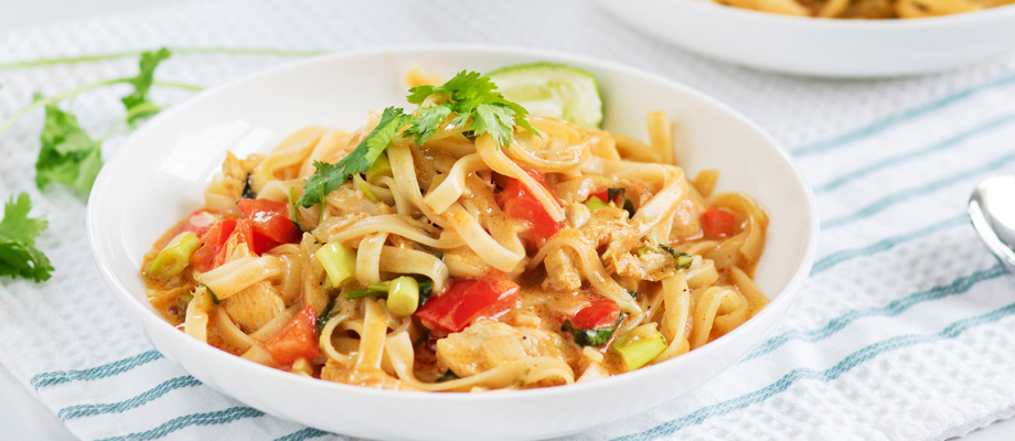 Image for Soupy Thai Red Curry Noodles