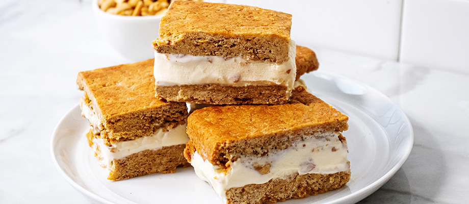 Image for Sesame Peanut Ice Cream Sandwiches