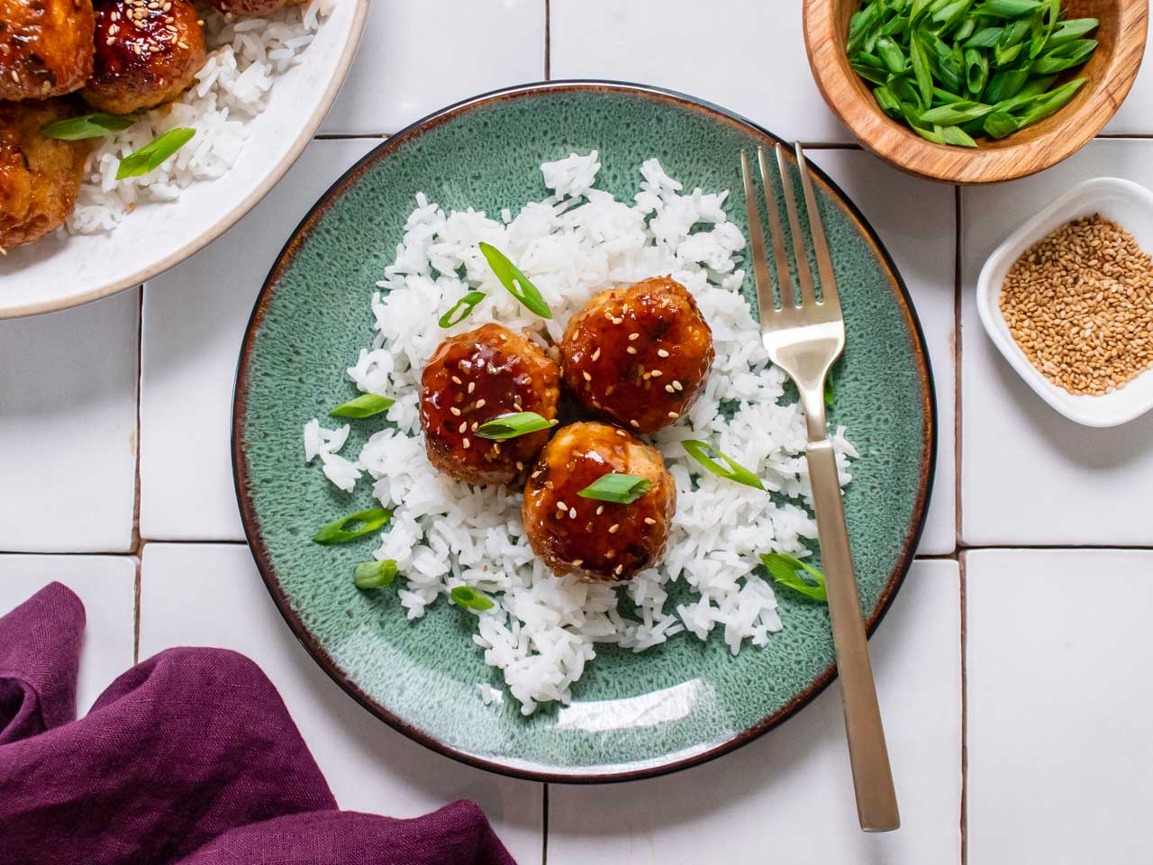 Teriyaki Chicken Meatballs Kikkoman Home Cooks