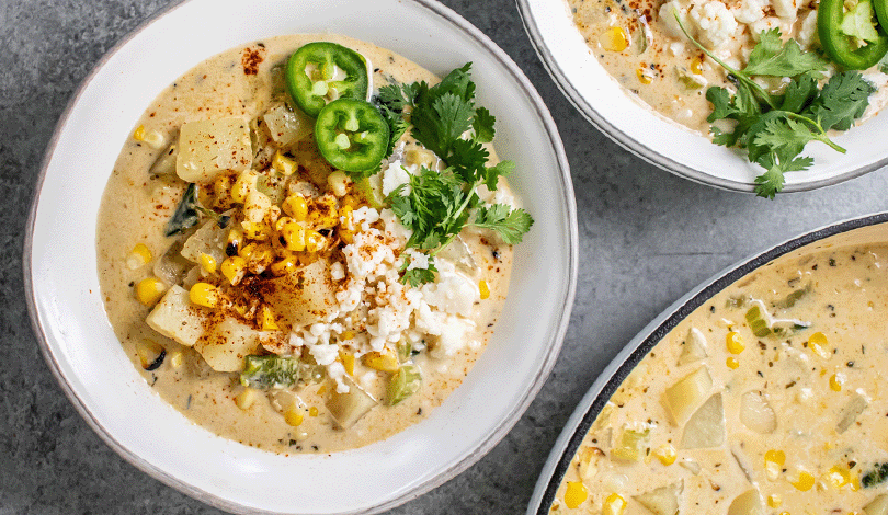 Image for Spicy Fire Roasted Corn Chowder