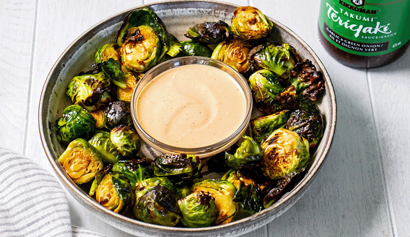 Image for Air Fryer Brussels Sprouts with Spicy Aioli