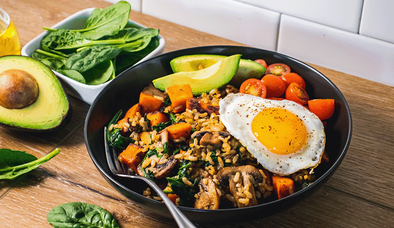 Image for Vegetarian Breakfast Rice Bowl