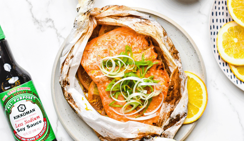 Image for Citrus and Soy Salmon en Papillote​
