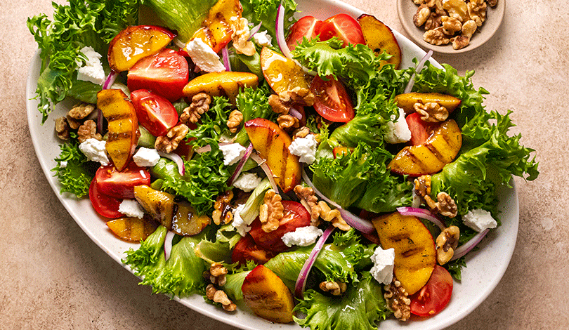Image for Grilled Peach Salad 