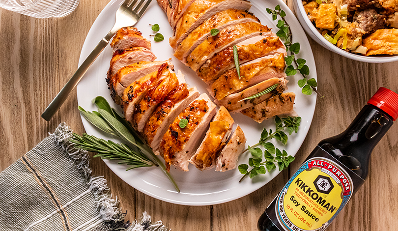 Image for Soy, Butter and Herb Roasted Turkey Breast