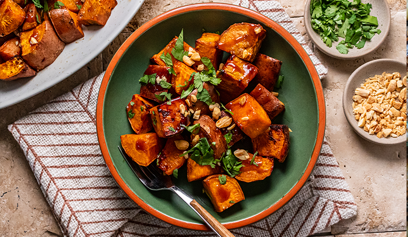 Image for Air Fried Hoisin Butter Sweet Potatoes