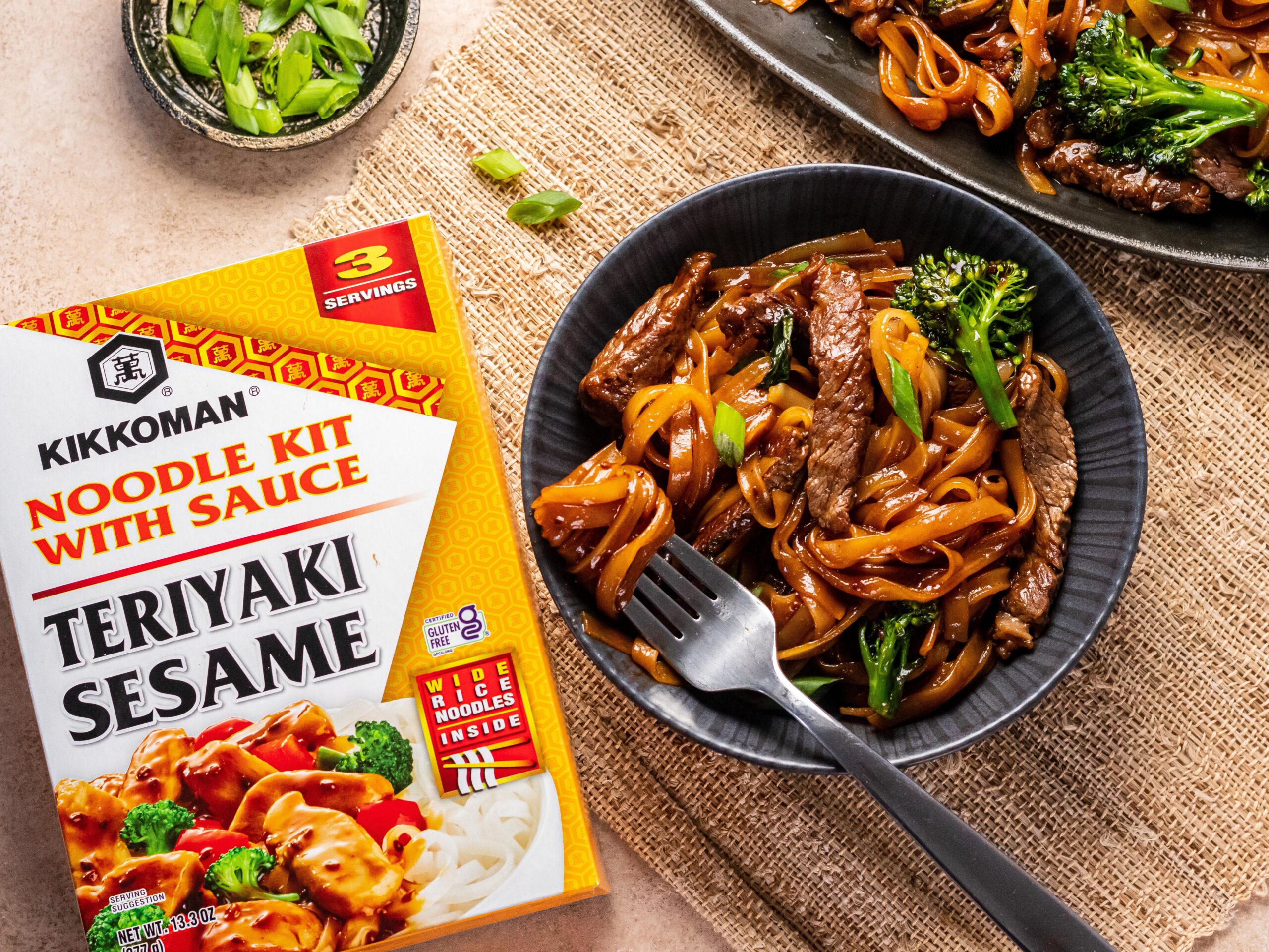 Weeknight Sesame Teriyaki Steak Noodles