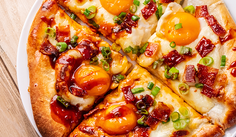 Image for  Breakfast Pizza with Takumi Glazed Bacon 