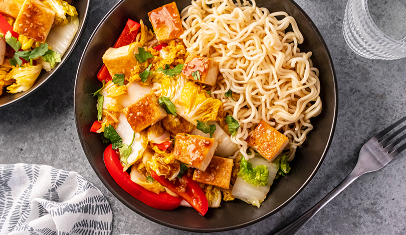 Image for Napa Cabbage and Tofu Stir Fry 