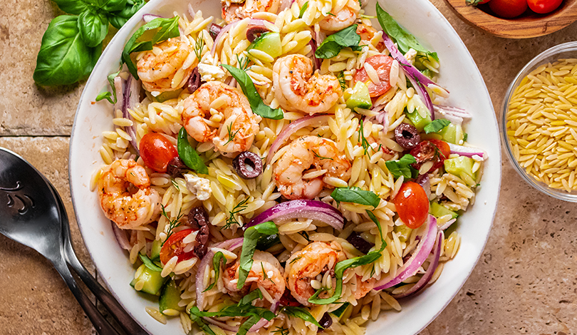 Image for Greek Shrimp Orzo Salad 