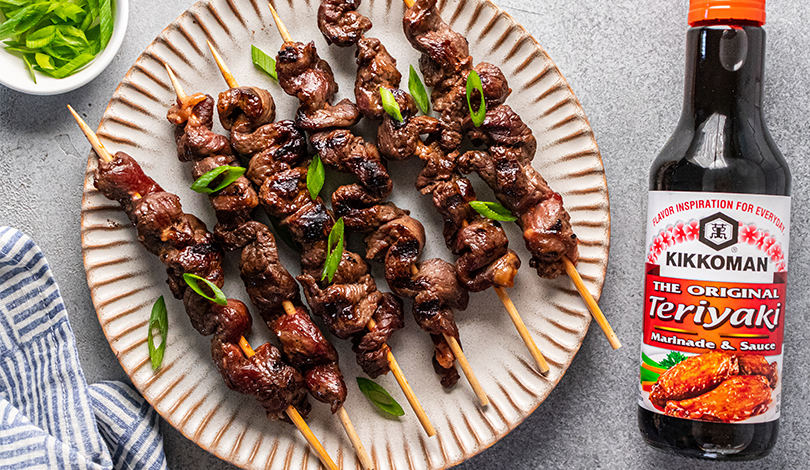 Image for Teriyaki Sesame Beef Skewers 